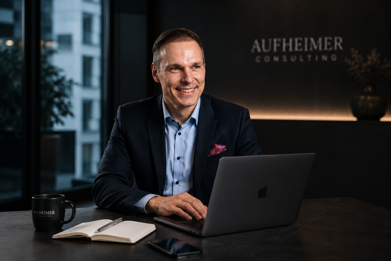 Markus Aufheimer bei der Arbeit